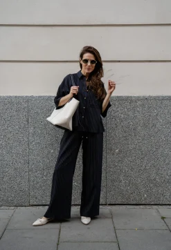 Koszula FIDD STRIPED BLACK