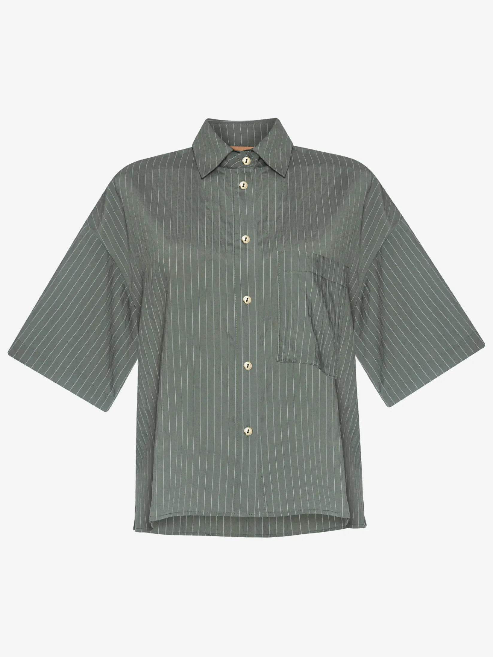 Koszula FIDD STRIPED OLIVE