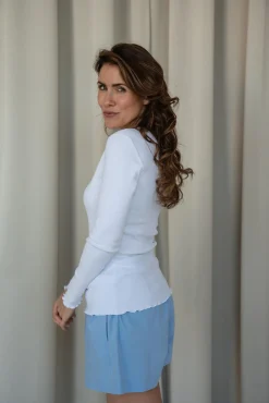 Longsleeve JEZZ WHITE