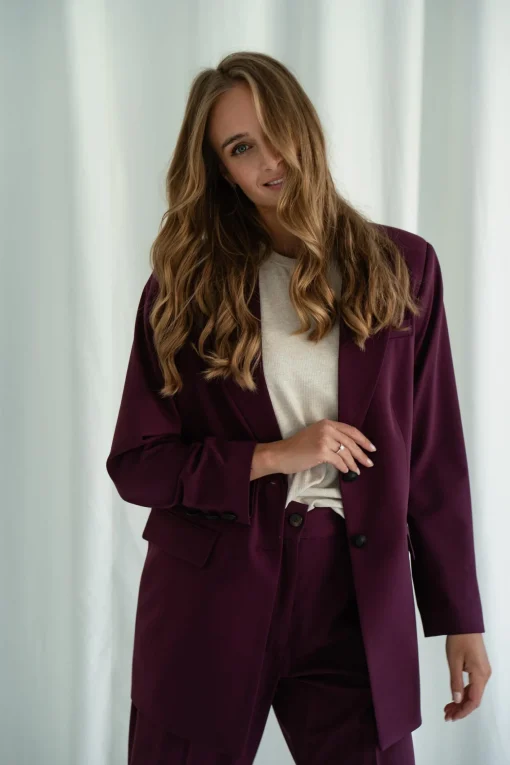 Marynarka GOMEZ BURGUND