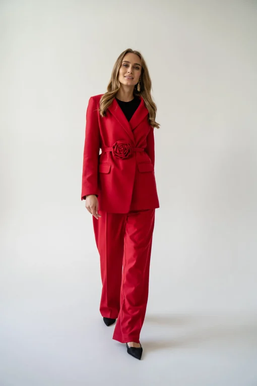 Spodnie BRUNO LONG RED
