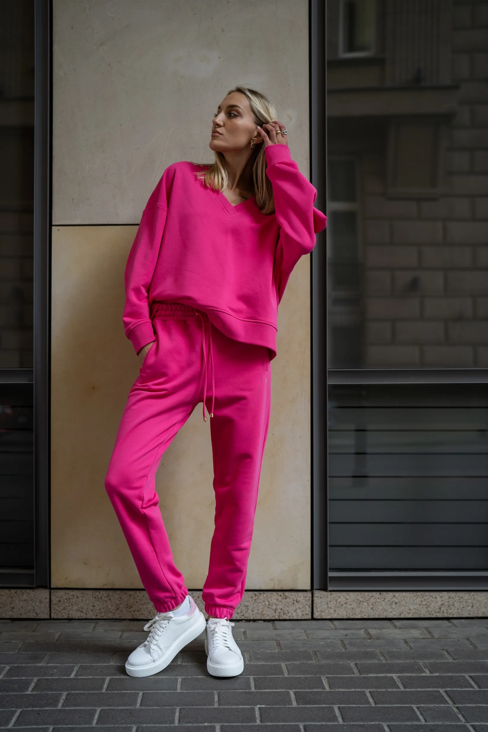 Spodnie JOGGER TULA AMARANTH