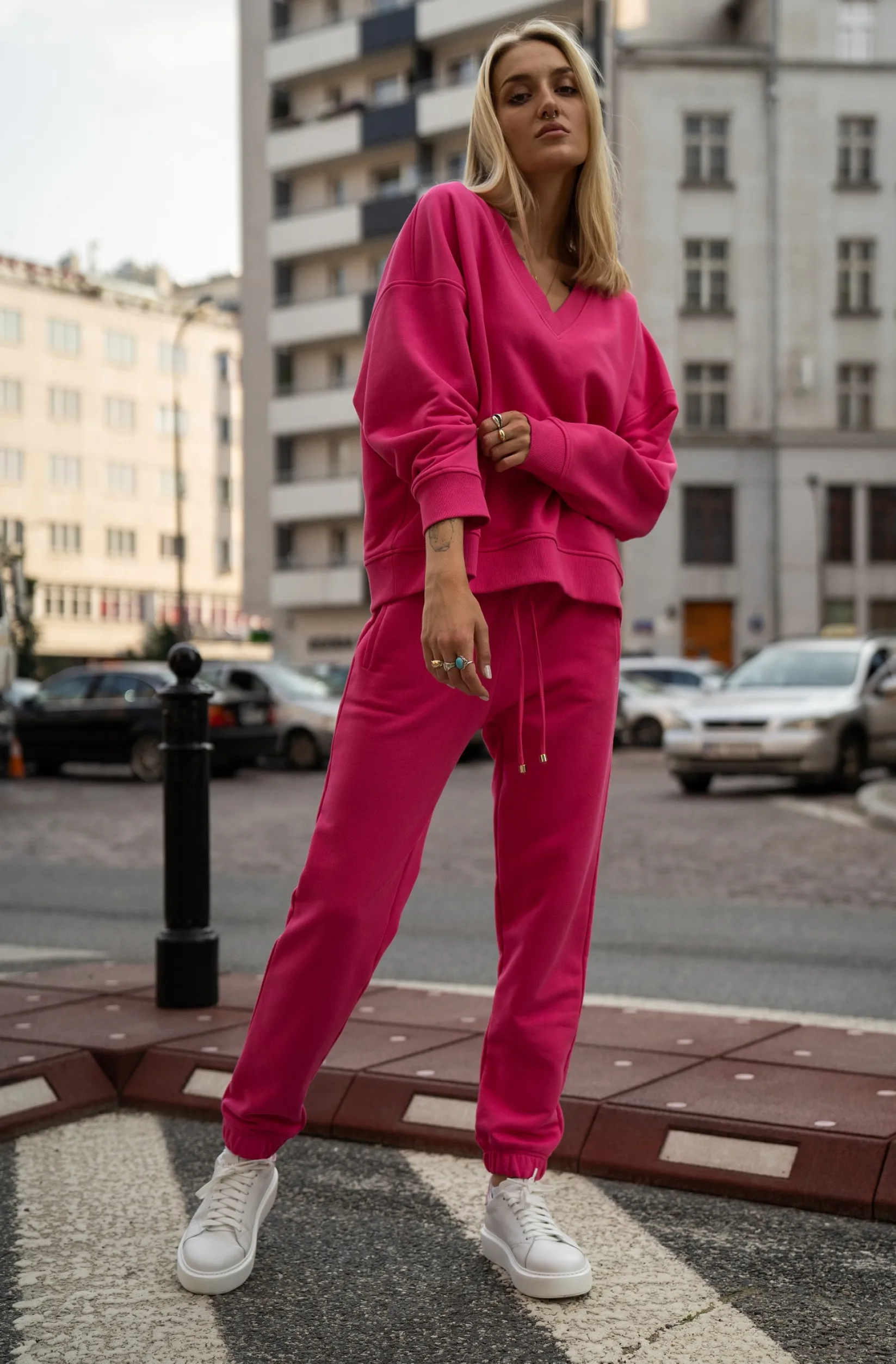 Spodnie JOGGER TULA AMARANTH