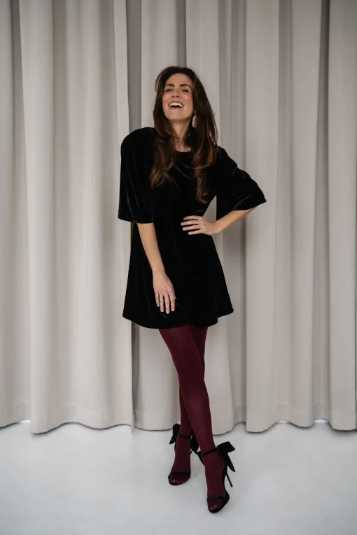 Sukienka SIMONE VELVET BLACK