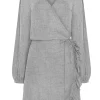 Sukienka WRAP NESS GREY