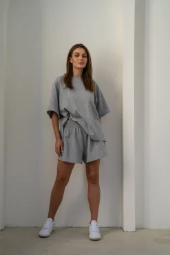 Szorty LOXI GRAY MELANGE