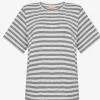 Top VIEN STRIPED GRAY